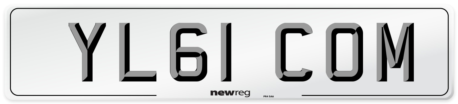 YL61 COM Number Plate from New Reg